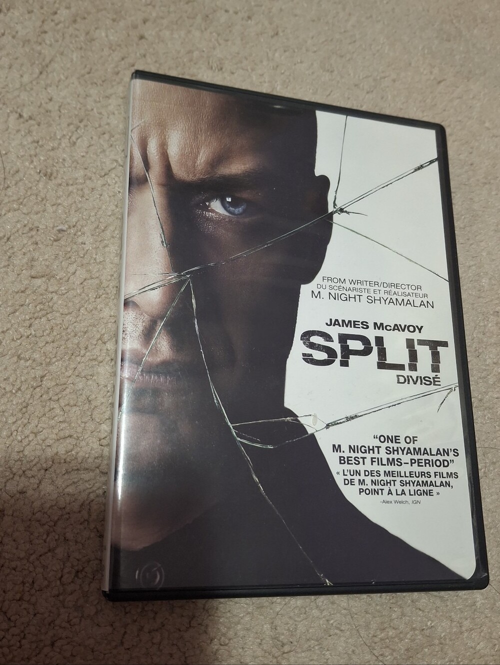 Split (2016) DVD Movie
